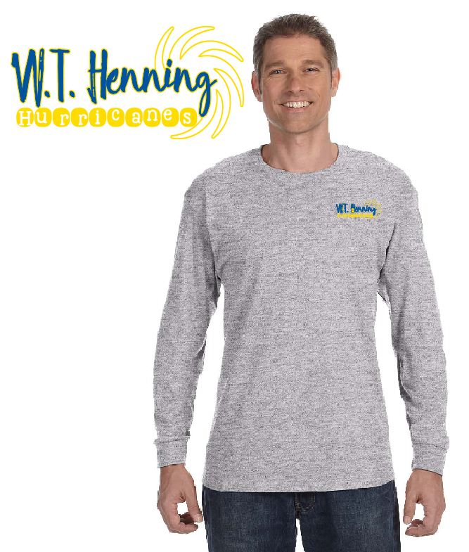 Southern Custom Prints. W.T. Henning Elementary Long Sleeve T-Shirt