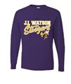 Picture of J.I. Watson Elementary MASCOT PURPLE LONG Sleeve T-Shirt