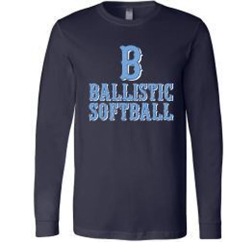 Picture of Ballistic Softball Long Sleeve "B" T-Shirt