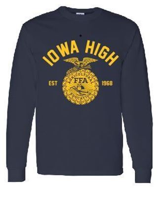 Picture of Iowa High School FFA Long Sleeve T-Shirt