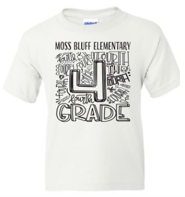 Picture of Moss Bluff Elementary 4th GRADE T-Shirt