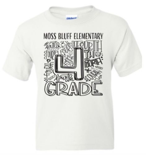 Picture of Moss Bluff Elementary 4th GRADE T-Shirt