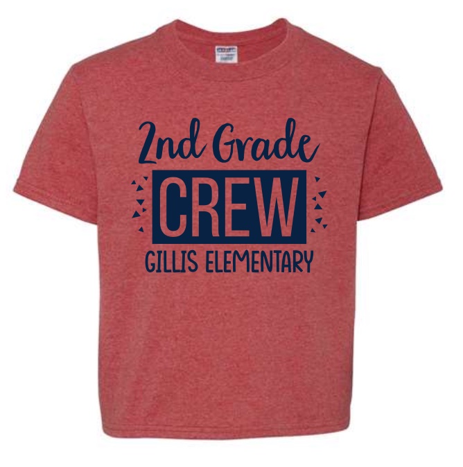 Southern Custom Prints. Gillis Elementary 2nd GRADE TShirts