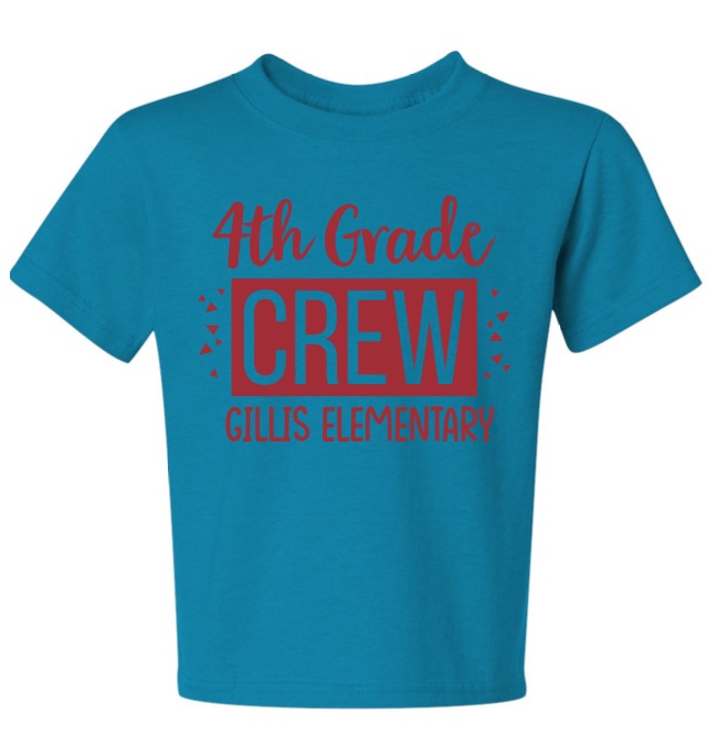 Southern Custom Prints. Gillis Elementary 4th GRADE TShirts