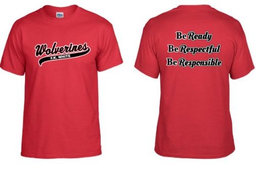 Picture of F.K. White Short Sleeve T-Shirts