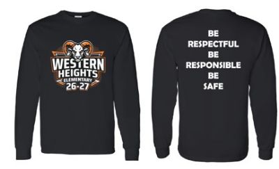 Picture of Western Heights Elementary SPIRIT SHIRT Long Sleeve T-Shirts