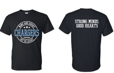 Picture of Lake Charles Charter Academy BLACK SHORT sleeve 50/50 T-Shirts